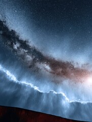 Wall Mural - Cosmic cloudscapes, vibrant nebulae, and stellar expanse