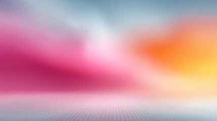 Wall Mural - abstract pastel background with soft coral grid pattern