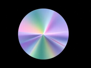 Wall Mural - circular arcs gradient abstract background