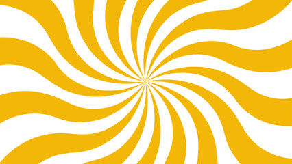 Leinwandbilder - Abstract Geometric Yellow diagonal radial summer sunshine explosion energy with sunlight sunrise sunbeam and sunburst. Spiral radial striped backdrop design. Suitable for comic designs, invitations.