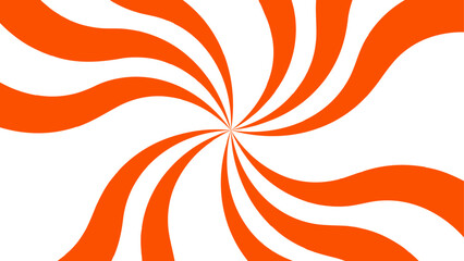 Poster - Abstract Geometric Orange diagonal radial summer sunshine explosion energy with sunlight sunrise sunbeam and sunburst. Spiral radial striped backdrop design. Suitable for comic designs, invitations.