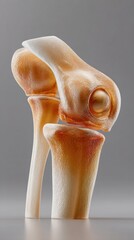 Aufkleber - Medical Knee Model with Realistic Texture and Bone Structure for Orthopedic Education and Advanced Surgical Planning Visualization
