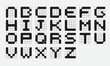 © hai - Fluid dots font, letters with smooth connected circles, smooth organic tech style alphabet