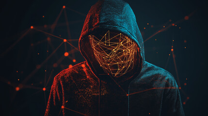 hacker are planning to hack and attack networks and cyber security systems and stands on the peak of