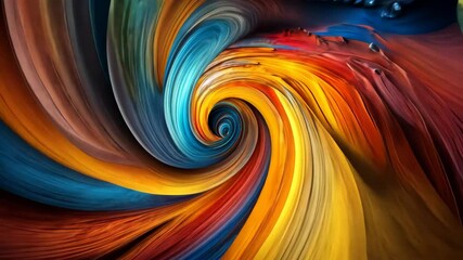 Wall Mural - mesmerizing swirl of colors a vibrant abstract journey into a kaleidoscope of hues