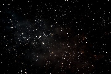 stunning black sky background with twinkling cosmic stars