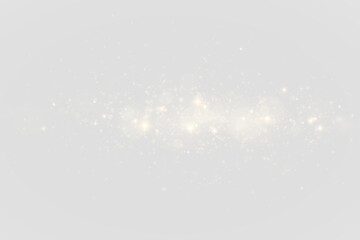 Wall Mural - golden dust light png with glowing bokeh, sparkle confetti overlay – christmas festive texture, shin