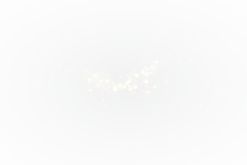 Wall Mural - shimmering golden dust overlay with bokeh and sparkles – transparent christmas light png texture, br