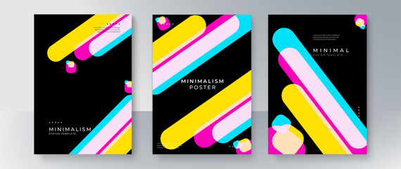 Wall Mural - abstract minimalism creative poster design