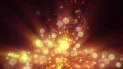 Wall Mural - abstract fantasy background shiny particles dust rays and energy flow loop