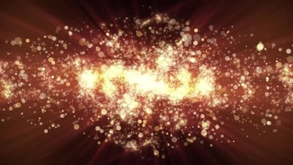 Wall Mural - abstract fantasy background shiny particles dust rays and energy flow loop