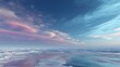© sirisakboakaew - Serene Sky's Embrace: Capture a moment of serenity as the endless sky's canvas unfolds, painted with a soft blend of clouds and hues, mirroring its beauty upon the tranquil expanse below.