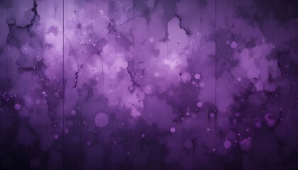 Wall Mural - artistic studio wall texture in deep and light purple color tones