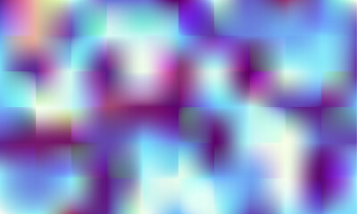 Wall Mural - this is a vibrant abstract gradient mosaic background featuring a stunning blend of shades of blue a