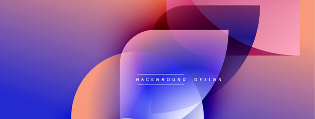 Fototapete - Abstract gradients blend, creating dynamic visual flow. Modern design elements suggest innovation, technology, artistic expression. Smooth transitions offer depth.