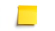 © Going Place - A single yellow sticky note icon on a clean white background, slight shadow, realistic paper texture, flat-lay perspective
