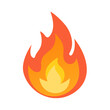 © Shah Faisal - Fire Flame Icon - Red-Orange Gradient Vector Symbol