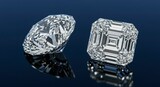 Radiant and princess cut diamonds