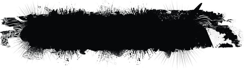 Poster - Grunge textured banner with rough edges. Speckled texture. Overlay grunge texture . Simply place texture over any object to create grunge effect . Banner with scratched surface for your design.