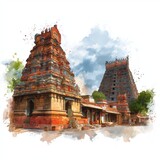 Tamil nadu temples for tamil nadu day celebration.