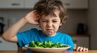 © Amal - Toddler's Disgust A Hilarious Reaction to Steamed Broccoli