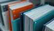 © miss irine - Organized technical documentation manuals in binders. Information stored, accessible. Office documents, reports, handbooks for business, education. Archive, data, files, paperwork, information,