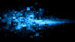 © Issara - fragments and reflective shapes arranged in an AI-style digital explosion