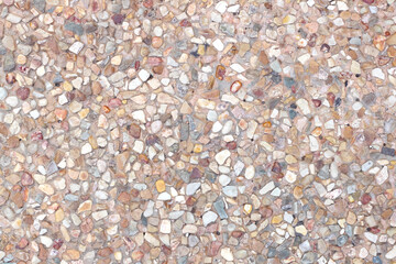 Wall Mural - Colorful multicolored gravel on wall background