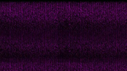 matrix style particles falling animation moving on a black background, fit for artificial intelligence and computer programming concept
