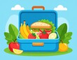 © AgungRikhi - Colorful Lunchbox Filled With Healthy Food