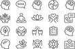 © Monayem Khan - Mindfulness, Meditation, and Mental Wellness Icons
