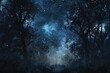 © Creatives - Night Sky with Stars and Trees