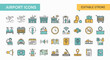 © tere - Airport Icon Set: Travel, Transportation, and Airport Services
