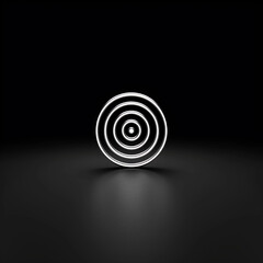 black and white spiral