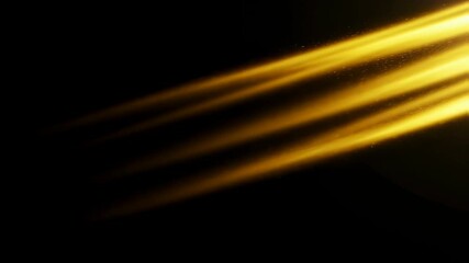 Wall Mural - golden light rays with dust particles. abstract background of sunbeam effect. cinematic flare overla