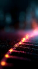 Wall Mural - glowing genetic engineering interface with precise overlays