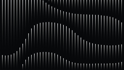 abstract diagonal wave lines design background black and white Modernist texture business industrial pattern illusion EPS 10