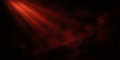 © RASEL - Abstract Mysterious Red Light Beam in Dark Fog – Abstract Energy Background.