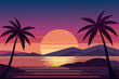 © Joy Dev - sunset on the beach