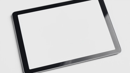 Wall Mural - sleek tablet display: a contemporary tablet showcases a pristine display, its clean lines and modern