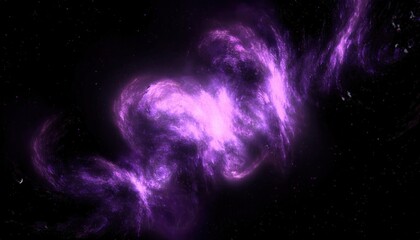 Wall Mural - vivid violet cosmic nebula burst with electric plasma trails in deep space for web background, sci-f