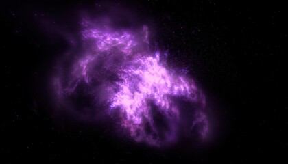 Wall Mural - vivid violet cosmic nebula burst with electric plasma trails in deep space for web background, sci-f