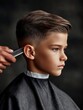 © Maksim - Stylish Child Portrait with Crew Cut and Personal Grooming Touch