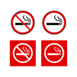 © Random121 - No Smoking Sign Set and negative space.