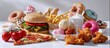 © Adi - Vibrant and Colorful Still Life of Junk Food Variety Display