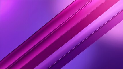 Canvas Print - abstract digital artwork purple pink diagonal stripes gradient background magenta