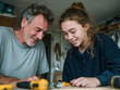 © Pedro - Father teaching daughter woodworking in workshop