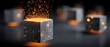 © BOJOShop - Futuristic Data Cubes  Network  Cloud Computing  Digital Technology