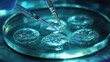 © Dao - Stem cell research- nuclear transfer being carried out on several embryonic stem cells for cloning