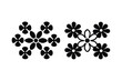 © Shahidul - Decorative Black and White Floral Design for Various Applications